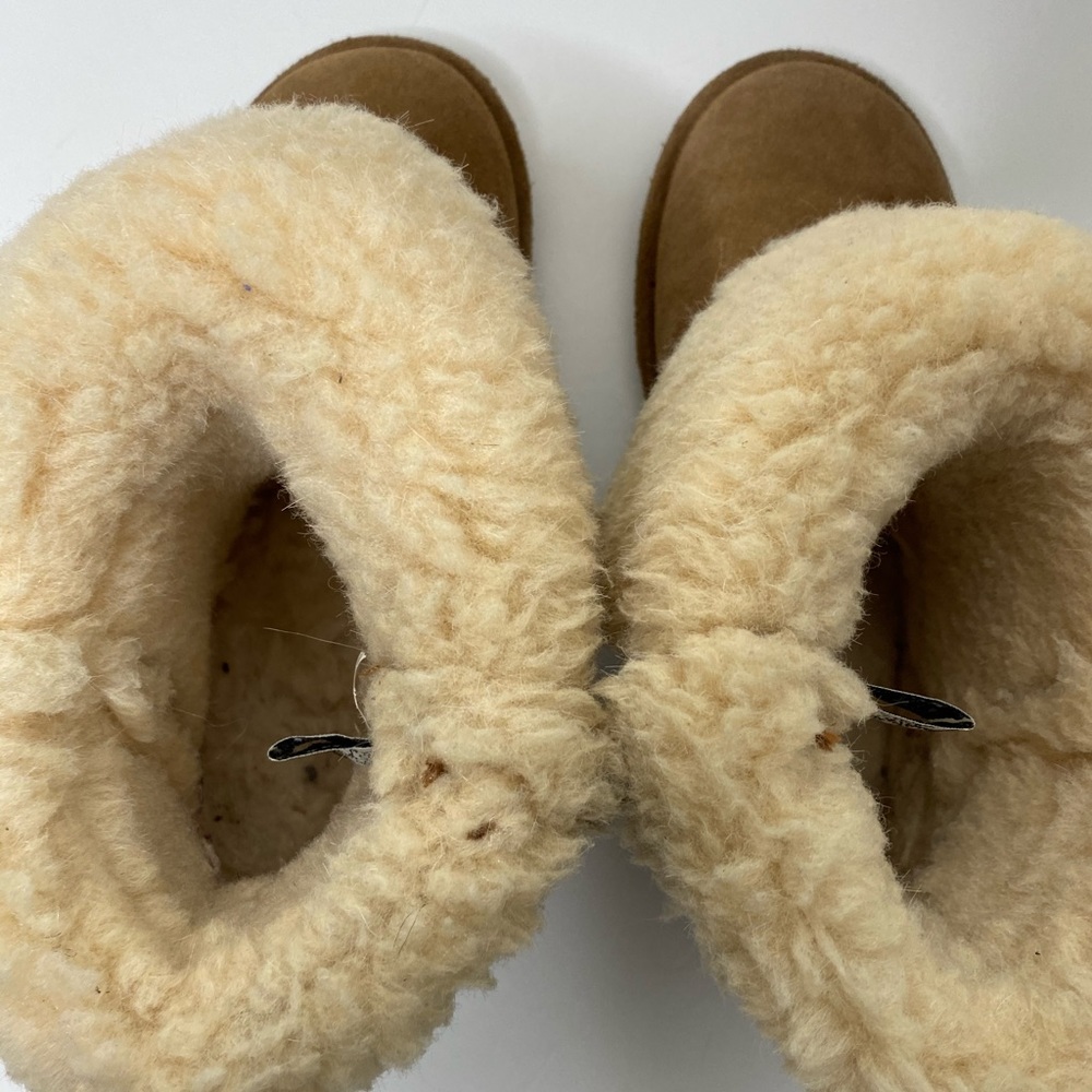Womens Size 7 Bearpaw Tan Brown Suede Winter Boot - Picture 4 of 6